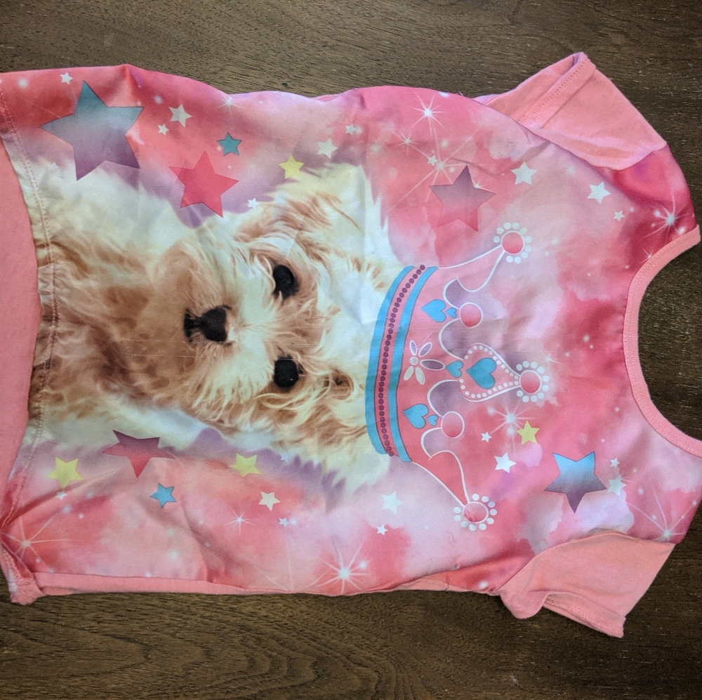 Kids/girls puppy shirt